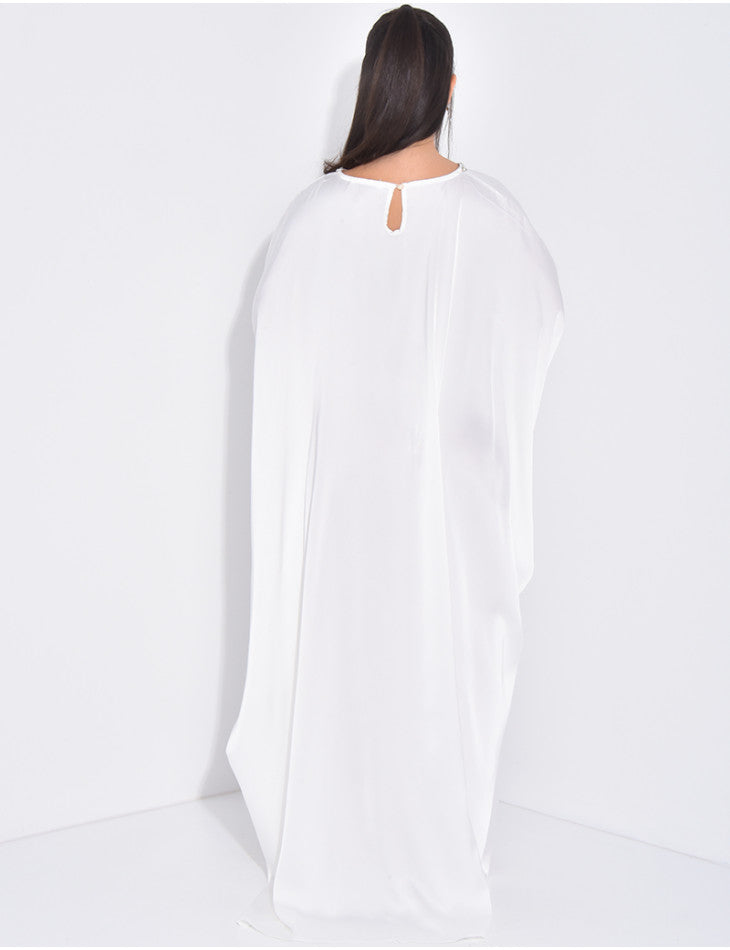LANABELL™ - BUTTFERFLY ABAYA MIT FARBIGEN SCHMUCK - HEALCUPS
