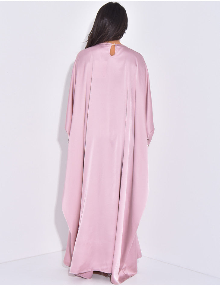 LANABELL™ - BUTTFERFLY ABAYA MIT FARBIGEN SCHMUCK - HEALCUPS