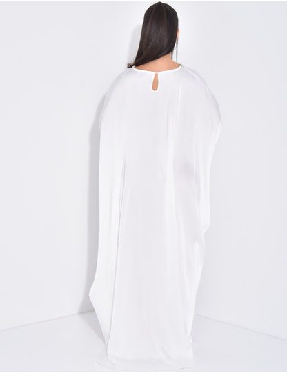 LANABELL™ - BUTTFERFLY ABAYA MIT FARBIGEN SCHMUCK - HEALCUPS